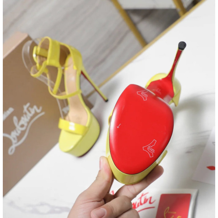 Christian Louboutin Black Patent Pointed‑Toe Stiletto Heel Pumps