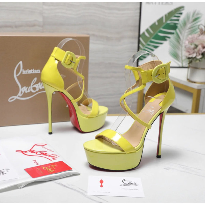 Christian Louboutin Black Patent Pointed‑Toe Stiletto Heel Pumps