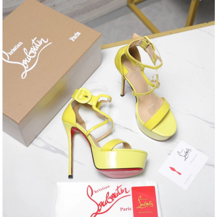 Christian Louboutin Black Patent Pointed‑Toe Stiletto Heel Pumps