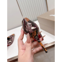 Christian Louboutin Multicolor Snake‑Print 120mm Stiletto Heel So Kate Pumps