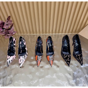 Christian Louboutin Multicolor Python‑Print Pointed‑Toe Stiletto High Heel Pumps
