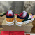 Christian Louboutin Retro Multi‑Tone Suede Mesh Spiked Chunky Low‑Top Sneakers