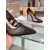 Christian Louboutin Black Mesh Crystal‑Embellished 100mm heel Pump