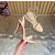 Christian Louboutin Nude Patent Leather Double‑Strap Platform High‑Heel Sandals 120mm heel