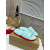 Christian Louboutin Mint Green Rubber Spiked Slide Sandal