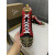 Christian Louboutin Black Printed Suede Red‑Trim Gold‑Spiked High‑Top Sneakers
