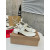 Christian Louboutin White Croc‑embossed Leather Block Heel Thong Sandal