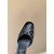 Christian Louboutin Black Satin Tie‑Ankle Ballet Flat Sandals