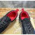Christian Louboutin Navy‑Black Suede Mesh Spiked Platform Low‑Top Sneakers