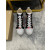 Christian Louboutin Colorful Graffiti Print Silver‑Spiked High‑Top Sneakers
