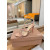 Christian Louboutin Nude Leather Studded Crisscross Slingback High Heel Sandals 100mm heel