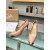 Christian Louboutin Nude Patent Leather Scalloped Pointed‑Toe 120mm High Heel Pumps