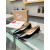 Christian Louboutin Black Patent Leather Pointed‑Toe Low‑Wedge Heel Flats