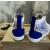 Christian Louboutin Striped Canvas Leather‑Trim High‑Top Sneakers