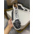Christian Louboutin White Leather Geometric‑Print Silver‑Spiked High‑Top Sneakers
