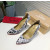 Christian Louboutin Monochrome Letter‑Print Pointed Toe 100mm Stiletto heel Pumps