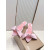 Christian Louboutin Pink Satin Bow 55mm Pointed‑Toe Mule Heels