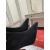 Christian Louboutin Black Suede 100mm Lock‑Buckle Pointed Toe Ankle Boots