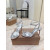 Christian Louboutin Silver Laminated Leather 85mm Stiletto Heel Ankle‑Strap Sandals