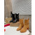 Christian Louboutin Black Croc‑Effect Leather 85mm Block‑Heel Chelsea Ankle Boots with CL Buckle