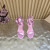 Christian Louboutin Pink Satin 100mm Ankle‑Wrap Tie Stiletto Sandals