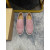Christian Louboutin Pink Suede Crystal‑Embellished Slip‑On Sneakers