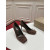 Christian Louboutin Brown Satin Bow 100mm Square Toe Stiletto Pumps