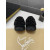 Christian Louboutin Black Suede All‑Over Spiked Slip‑On Loafers