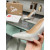 Christian Louboutin Silver Textured Scalloped 100mm heel Pump