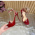 Christian Louboutin Red Patent 150mm Platform Ankle‑Strap Heel Sandals