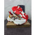 Christian Louboutin Multicolor Bubble‑Sole Lace‑Up Chunky Sneakers Red Lining