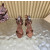 Christian Louboutin Brown Satin 100mm Ankle‑Wrap Tie Stiletto Sandals