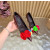 Christian Louboutin Burgundy Satin Multicolor Fabric Flower 100mm Stiletto Heel Pumps