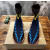 Christian Louboutin Colorful Zig‑Zag Knit Sock Ankle Boots Serrated Sole