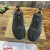 Christian Louboutin Dark Grey Suede Black‑Spiked Low‑Top Men’s Sneakers
