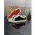Christian Louboutin Black Suede Silver‑Spiked Low‑Top Sneakers
