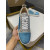 Christian Louboutin Blue‑Silver Crystal Patchwork Lace‑Up Casual Sneakers