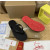 Christian Louboutin Black Embossed‑Logo Studded Flip‑Flop Sandals