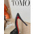 Christian Louboutin Black Tulle Rhinestone 100mm Stiletto Heel Backless Mules