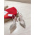 Christian Louboutin Ivory Fabric Crystal‑Embellished 100mm Pointed‑Toe Slingback Stiletto Heel Pumps