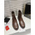 Christian Louboutin Brown Leather Chelsea Ankle Boots