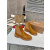 Christian Louboutin Tan Suede Lug‑Sole Chelsea Ankle Boots