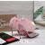 Christian Louboutin Pastel Pink Satin Checkerboard Crystal Tulle Ruffle 100mm Stiletto Heel Pumps