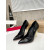 Christian Louboutin Black Patent Leather Pointed Toe 100mm heel Pumps