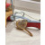 Christian Louboutin Light Blue Leather 100mm Gold‑Sculpted Heel Ankle‑Strap Sandals