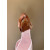 Christian Louboutin Blush Pink Satin Bow Tie‑Ankle Flat Ballet Sandals
