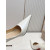 Christian Louboutin White Patent 100mm Stiletto Heel Pointed‑Toe Pumps