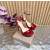 Christian Louboutin Red Patent 150mm Platform Ankle‑Strap Heel Sandals