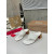 Christian Louboutin White Croc‑embossed Leather 55mm Block Heel Mule Sandal