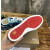 Christian Louboutin Blue‑Pink Tie‑Dye Satin Low‑Top Sneakers